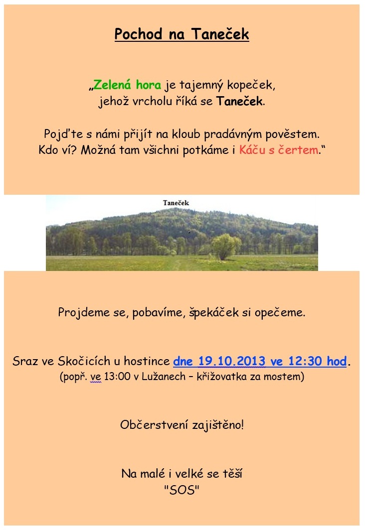 Taneček